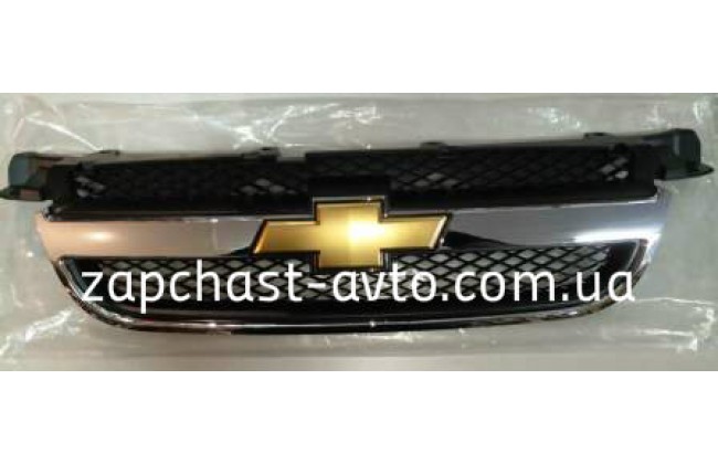 Решетка радиатора Авео T200 DAEEI (OE) хромированная 96648529